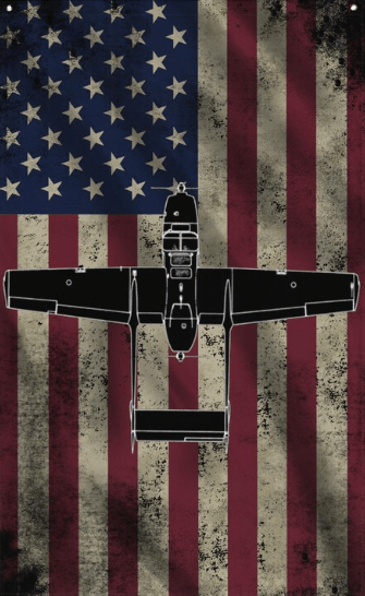o-2 skymaster aircraft flag