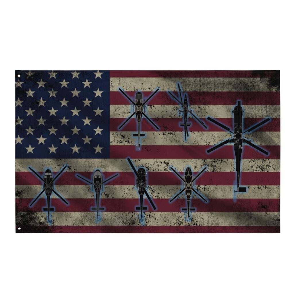 helicopter flag