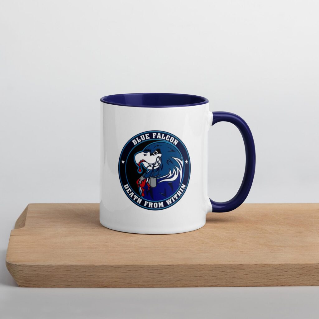 blue falcon mug