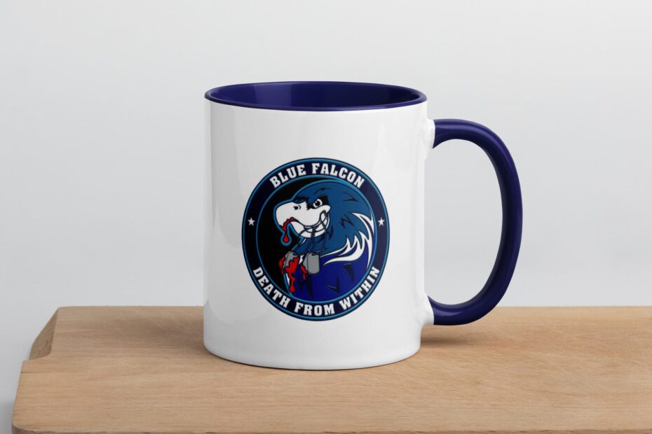 blue falcon mug