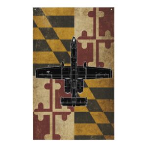 A-10 Warthog on Maryland flag