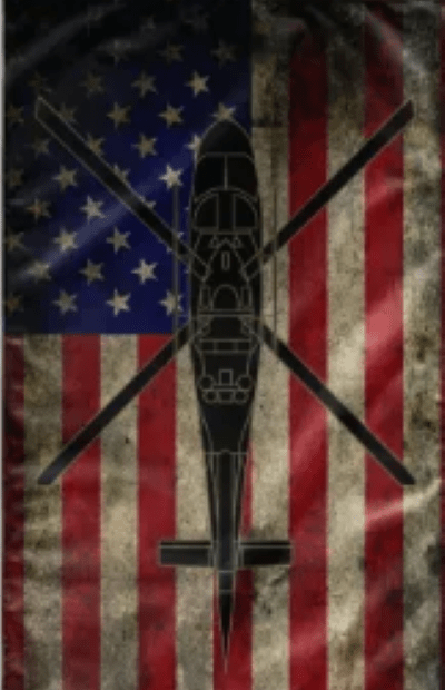 Helicopter flag