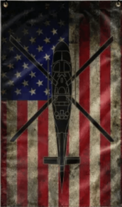 Helicopter flag
